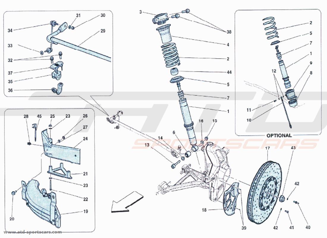 FRONT SUSPENSION - SHOCK AND DISC BRAKES