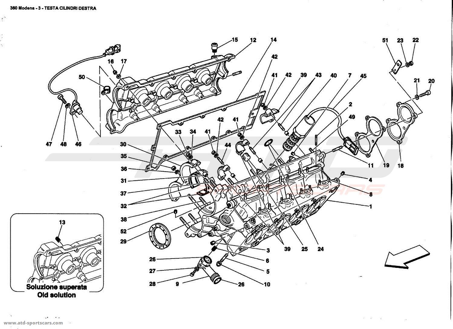 R.H. CYLINDER HEAD