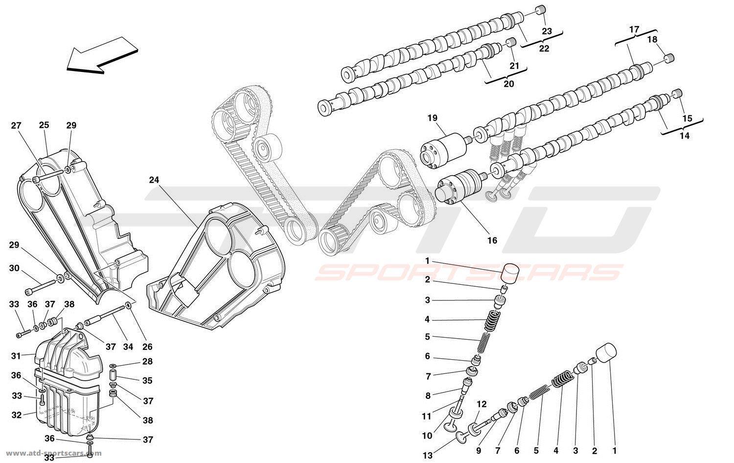 TIMING - TAPPETS AND SHIELDS