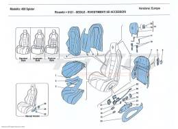 Ferrari 458 Spider SEATS - UPHOLSTERY AND ACCESSORIES