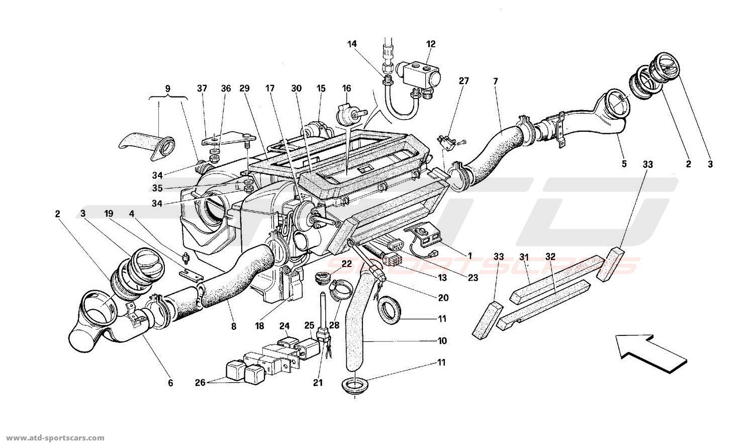 Ferrari 512M AIR-CONDITIONING UNIT