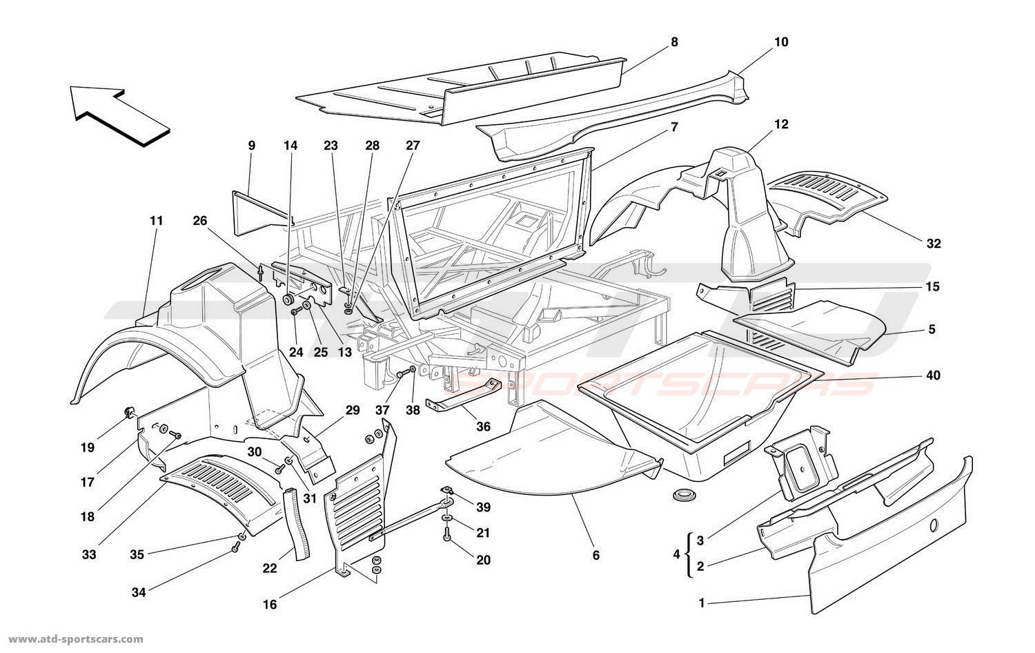 REAR STRUCTURES AND COMPONENTS