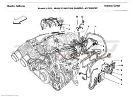Ferrari California 2011 LEFT HAND INJECTION SYSTEM - IGNITION