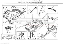 Ferrari California SHIELDS, TRIMS AND COVERING PANELS
