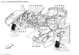 Ferrari Enzo FRONT - OUTER TRIMS AND WHEELHOUSE