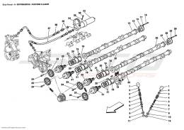 Ferrari Enzo TIMING - TAPPETS AND SHAFTS