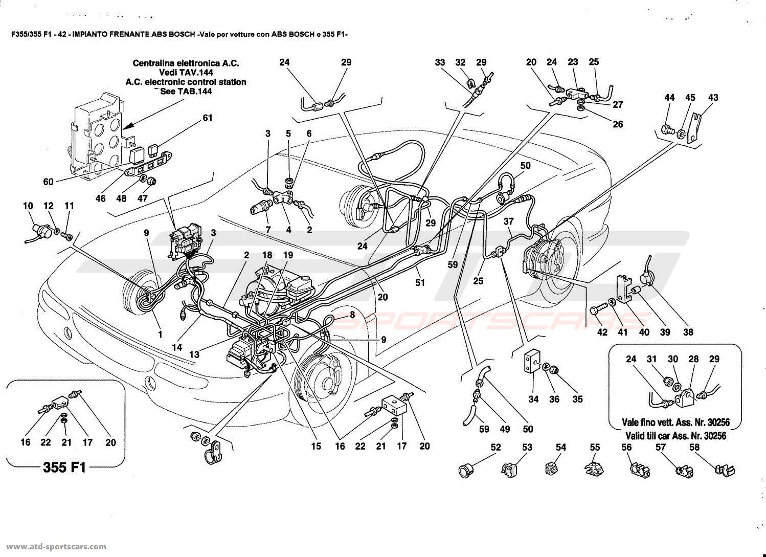 Ferrari F355 - 5.2 ET F1 ABS BOSCH BRAKE SYSTEM parts at ATD-Sportscars |  ATD-Sportscars