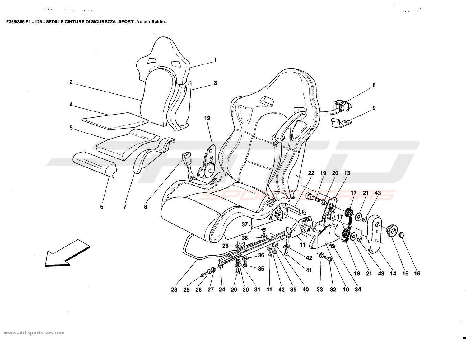 SEATS AND SAFETY BELTS -SPORT
