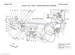 Ferrari F430 Coupé DOORS - OPENING CONTROL AND HINGES