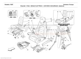 Ferrari F430 Coupé ELECTRICAL SEAT - SAFETY BELTS