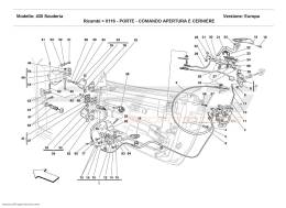 Ferrari F430 Scuderia DOORS - OPENING CONTROL AND HINGES