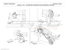 Ferrari F430 Scuderia FRONT AND MOTOR COMPARTMENTS ELECTRICAL BOARDS AND SENSOR