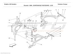 Ferrari F430 Scuderia REAR SUSPENSION - WISHBONES