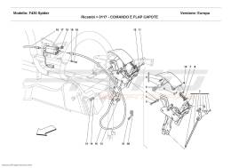 Ferrari F430 Spider CAPOTE CONTROL AND FLAPS
