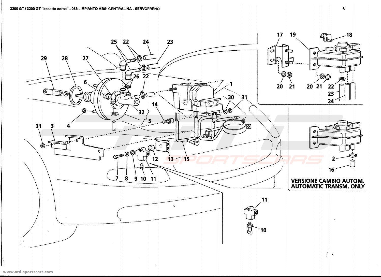 ABS SYSTEM: CONTROL UNIT - BRAKE BOOSTER