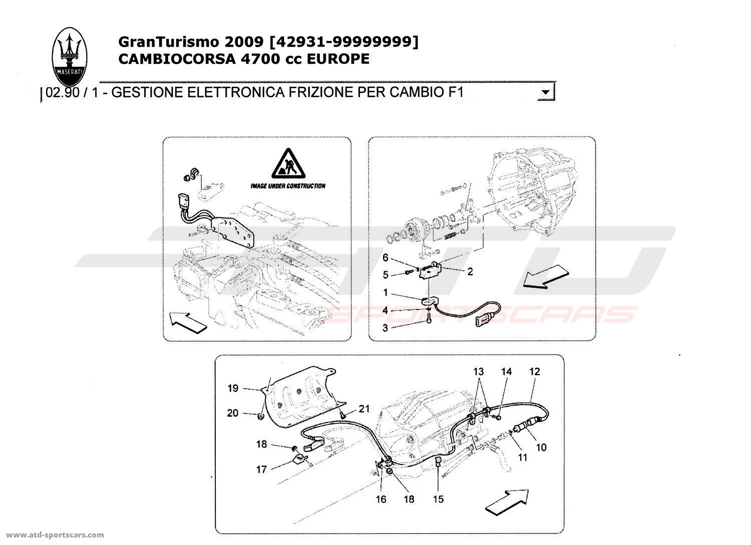 ELECTRONIC CLUTCH CONTROL FOR Fl GEARBOX