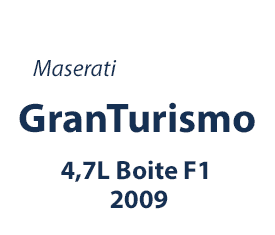Maserati GranTurismo 4,7L Boite F1 2009