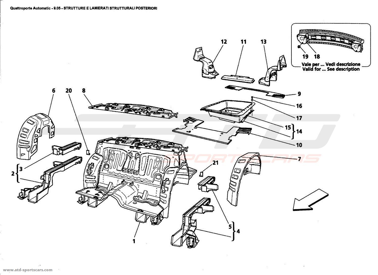 REAR STRUCTURAL PARTS