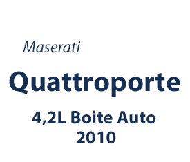 Maserati Quattroporte 4,2L Boite Auto 2010