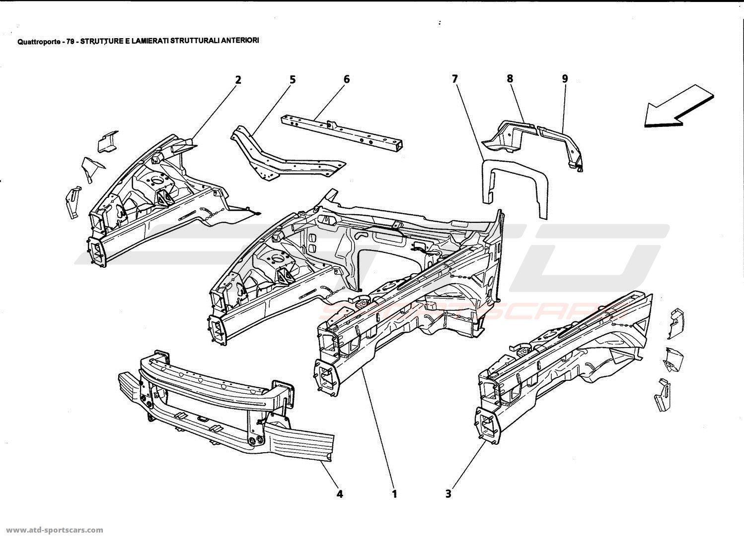 FRONT STRUCTURAL PARTS