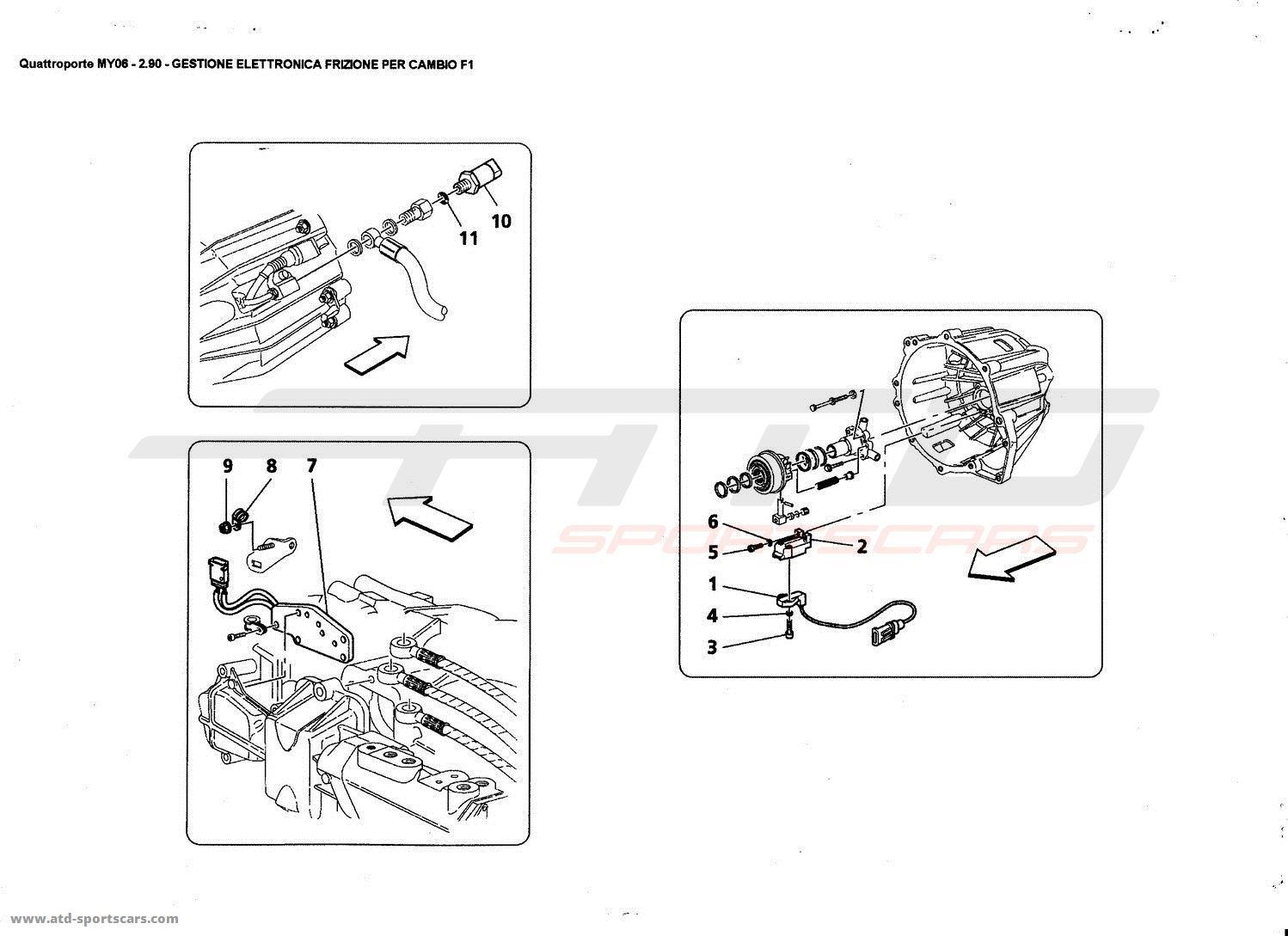 CLUTCH ELECTRONIC CONTROLS FOR F1 GEARBOX