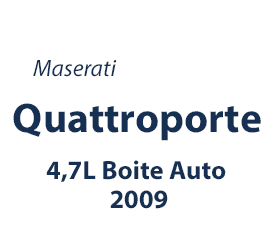 Maserati Quattroporte 4,7L Boite Auto 2009
