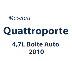 Maserati Quattroporte 4,7L Boite Auto 2010